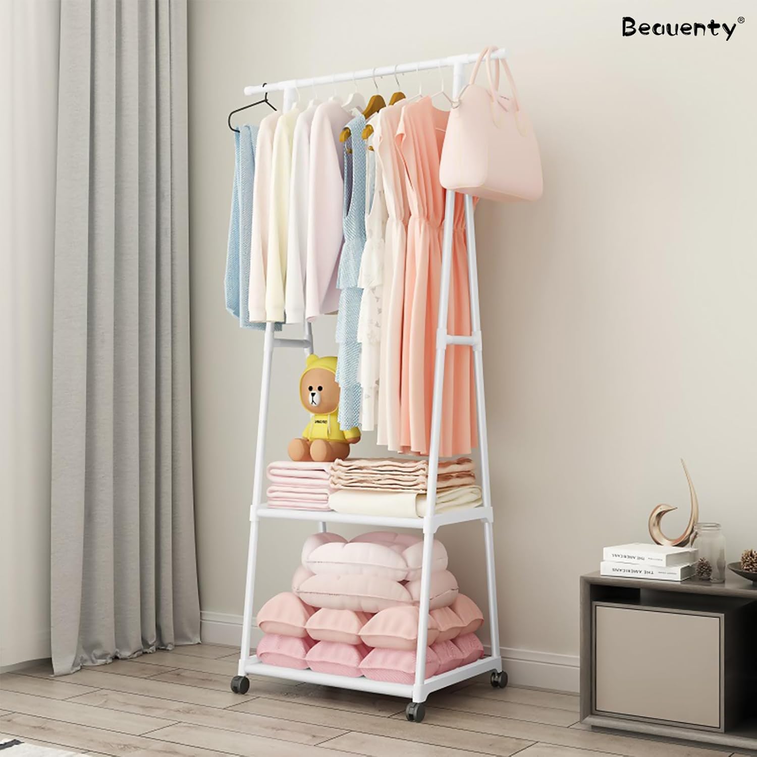 Beauenty Clothes Rack, Clothes Drying Stand, Coat Rack Beauenty Clothes Rack, Clothes Drying Stand, Coat Rack